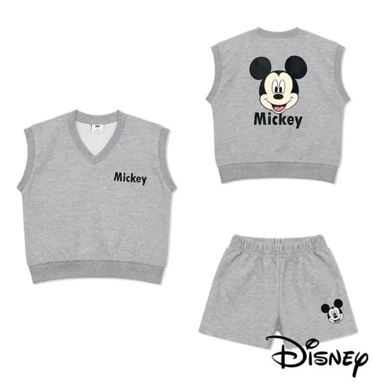Mickey And Friends Embroidered Vest Set